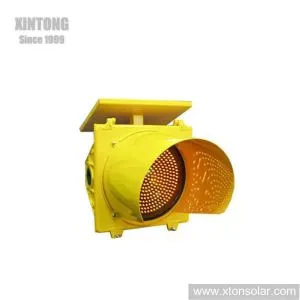 Llum d’indicador de trànsit groc intermitent